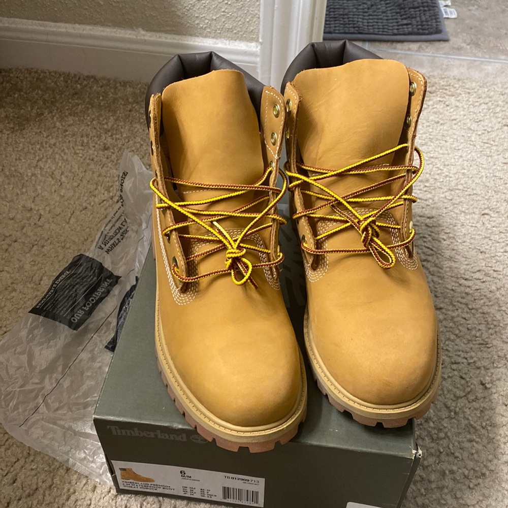 Timberland Premium 6in Waterproof Wheat NUBUCK